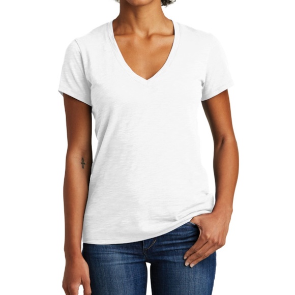 Alternative Tops - 1 SM. Left NWOT 100% Cotton V-Neck Soft Tee